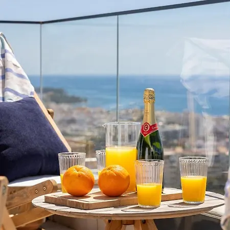 Luxury Penthouse With Jacuzzi, Sea View And Gym Apartmán Estepona