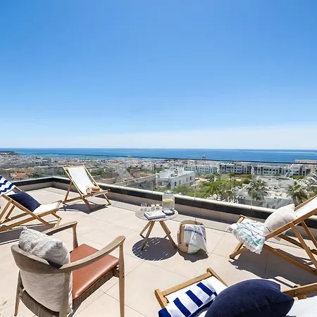 Luxury Penthouse With Jacuzzi, Sea View And Gym Apartmán Estepona